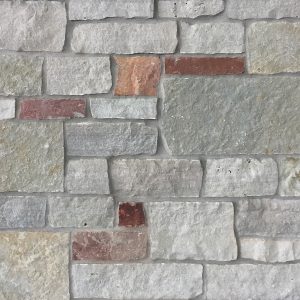 Stone Harbor Bedface, Stone Harbor Splitface and De Pere Red natural building stone